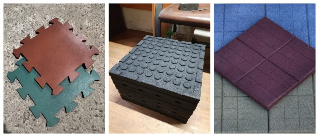 плитки из резиновой крошки